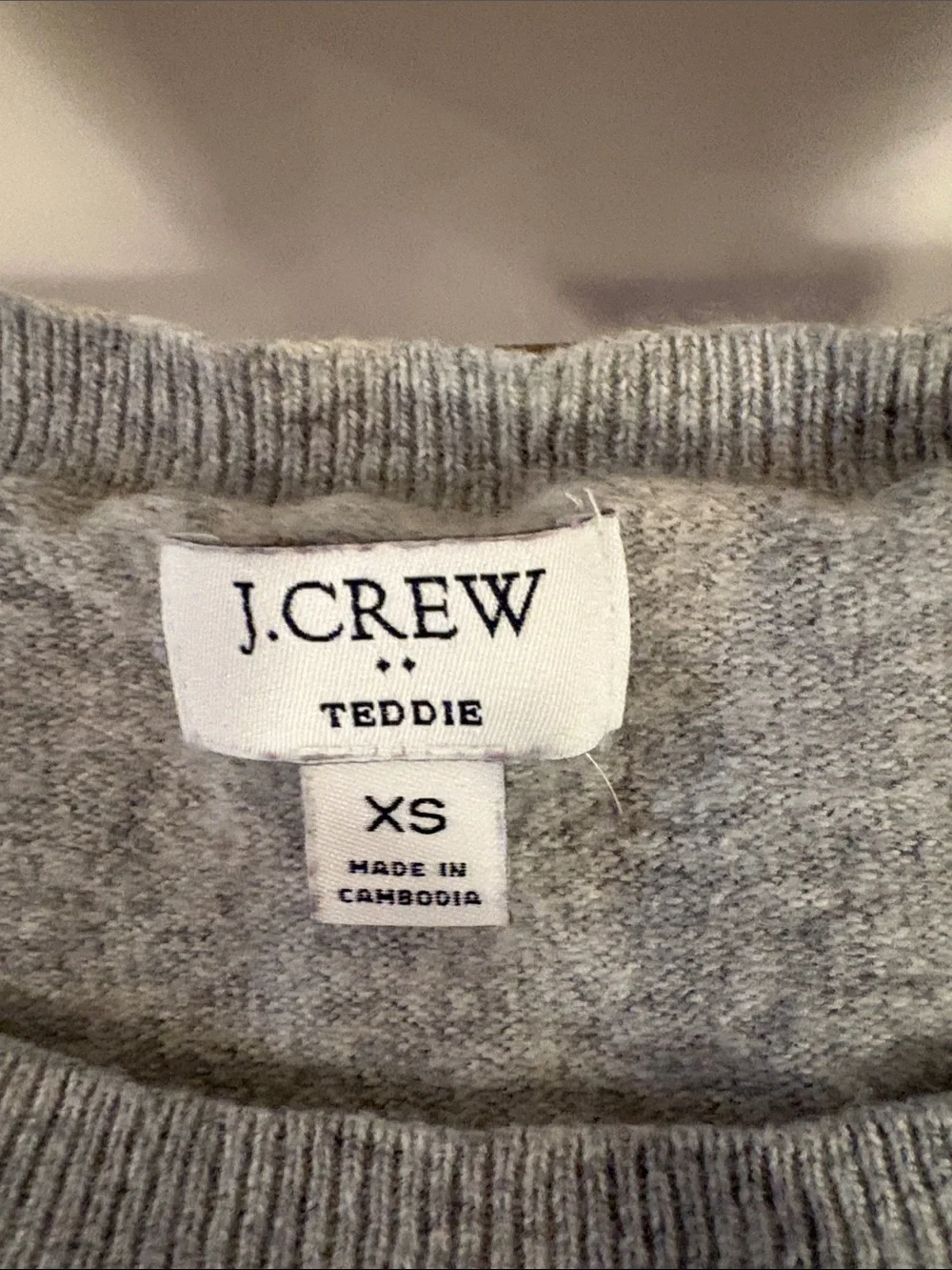 J Crew Teddie Wool Blend Sweater Size XS
